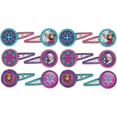 Clip para Cabello Disney Frozen 12 Piezas - Amscan