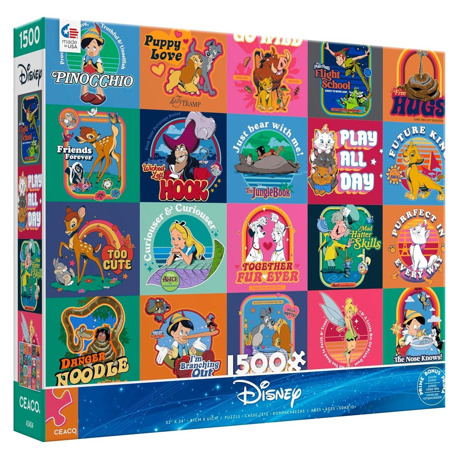 Rompecabezas Ceaco Disney 1500 Piezas 86x61 cm