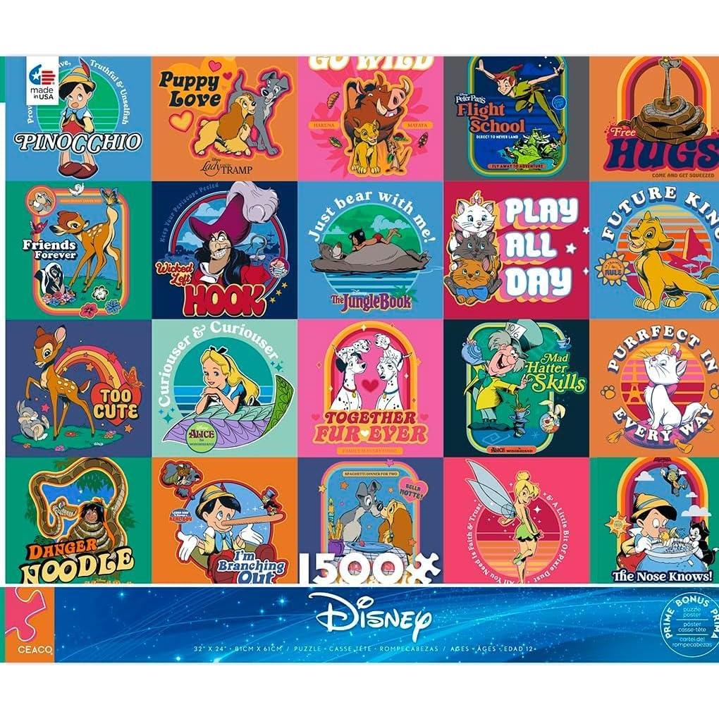 Rompecabezas Ceaco Disney 1500 Piezas 86x61 cm