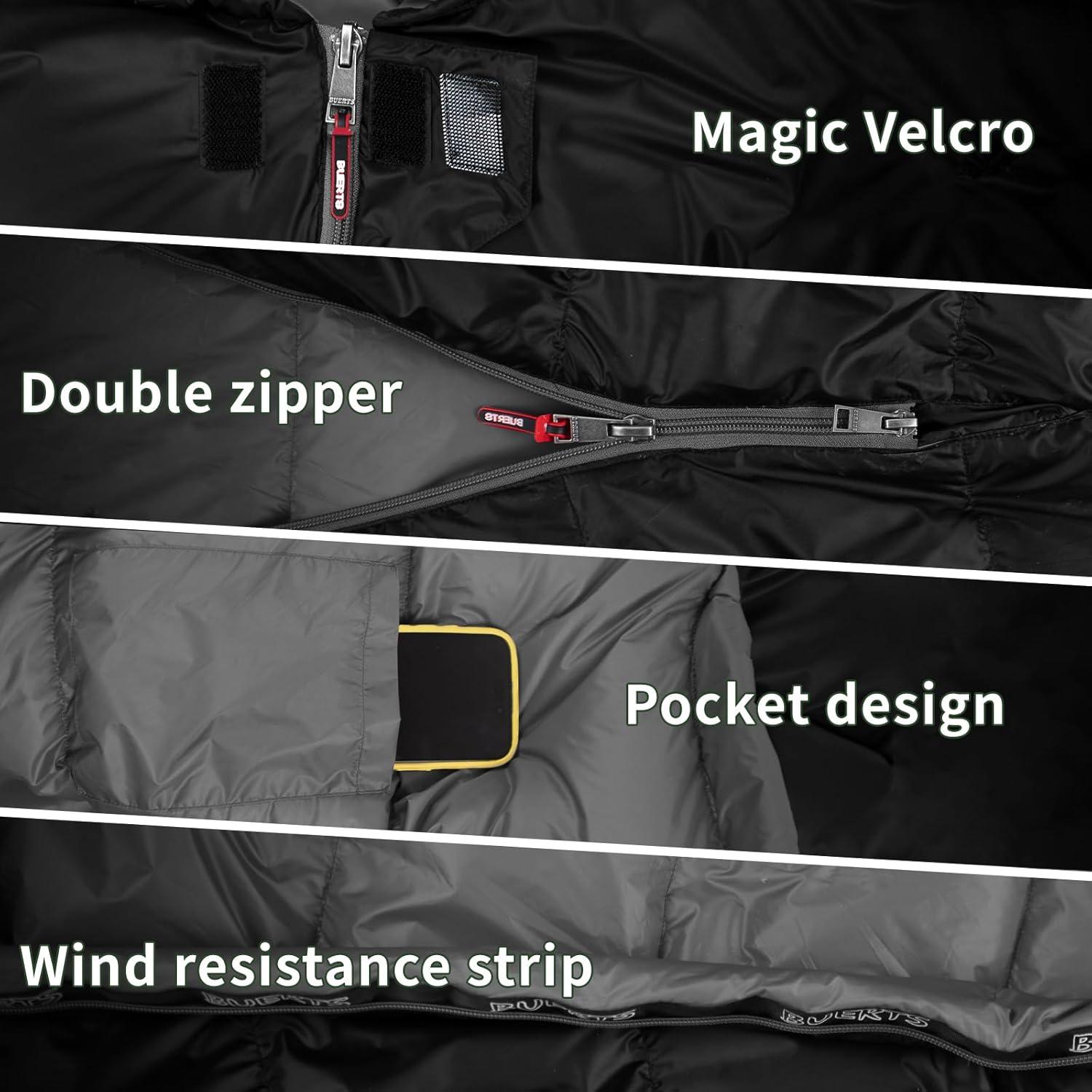 Saco de Dormir de Plumas BUERTS BSE-B XL -10 a -18°C