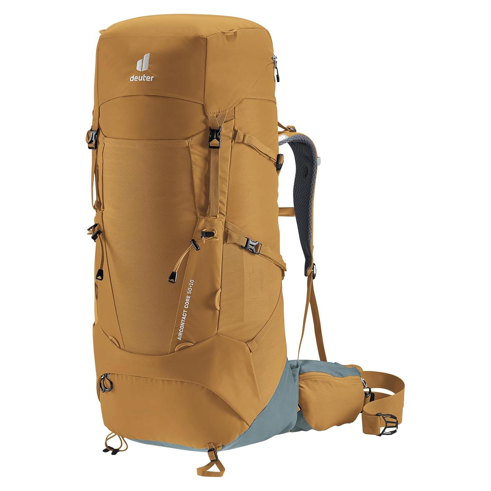 Mochila de Senderismo Deuter Aircontact Core 50+10L Almendra-Azul