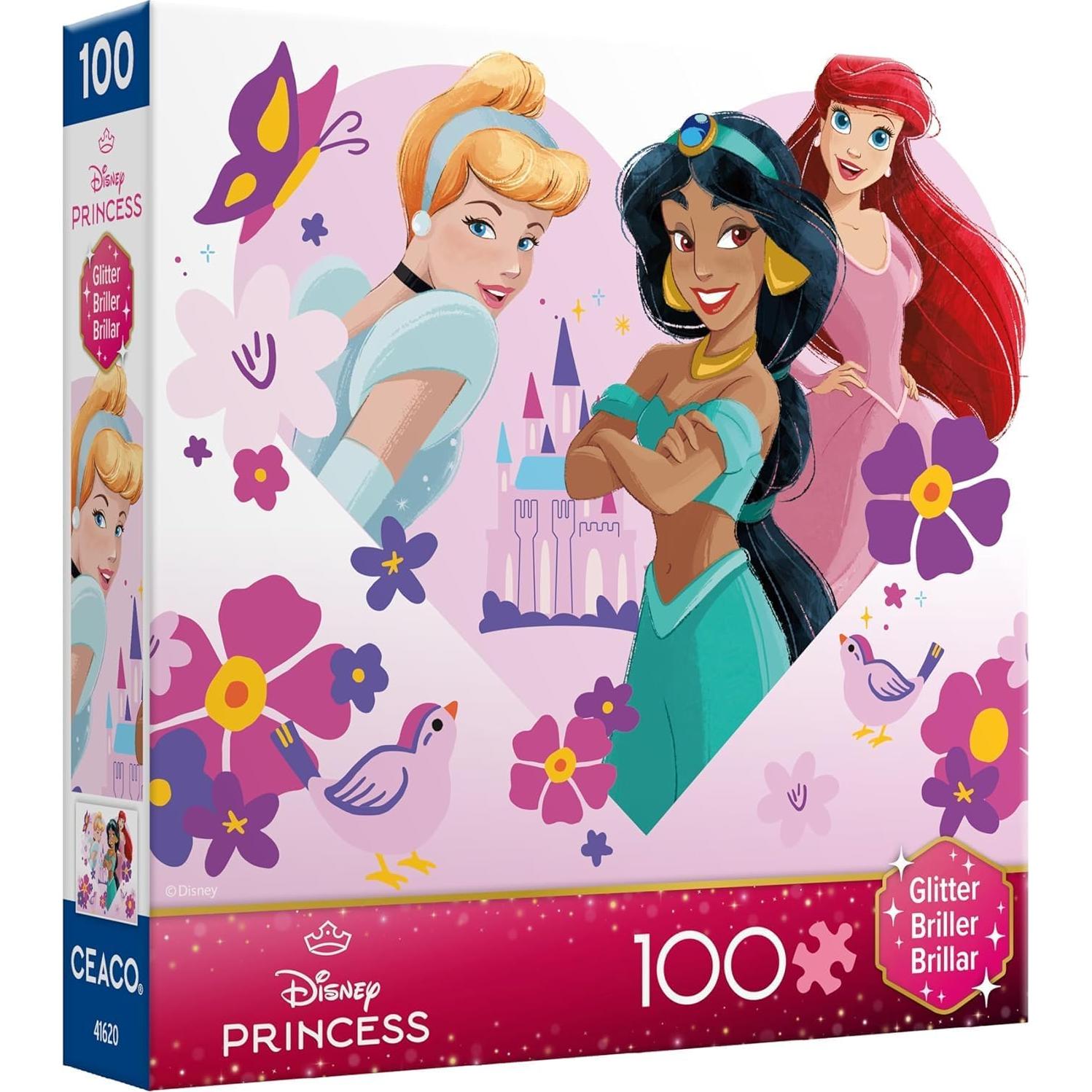 Rompecabezas Ceaco Disney Princesas 100 Piezas 38.1x27.9cm