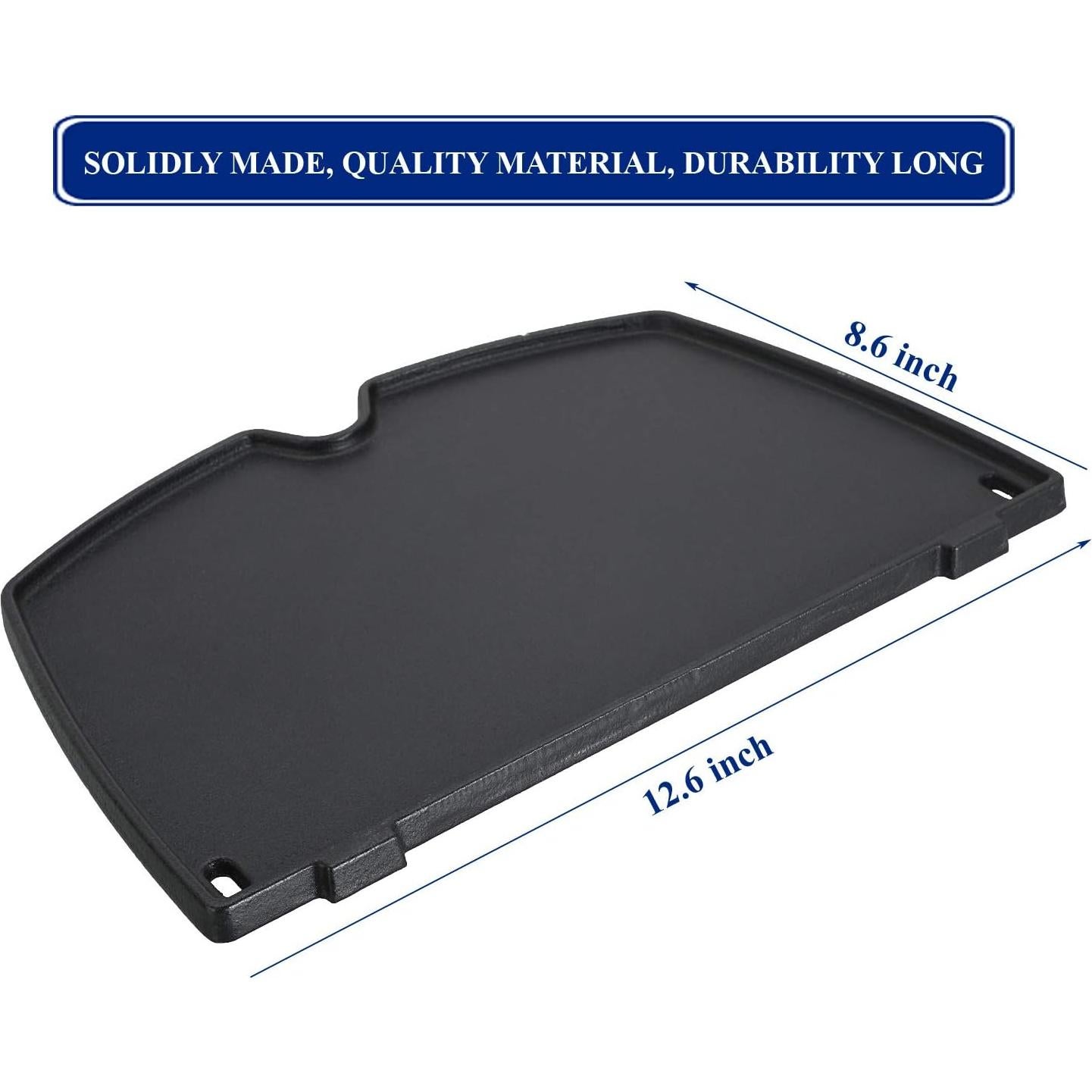 Plancha de Hierro Fundido Utheer para Parrillas Weber Q1200 32x21.8cm
