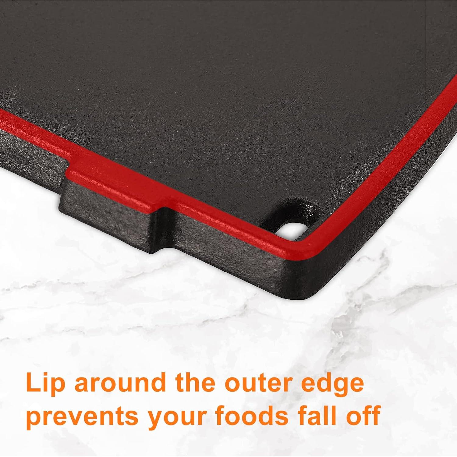 Plancha de Hierro Fundido Utheer para Parrillas Weber Q1200 32x21.8cm