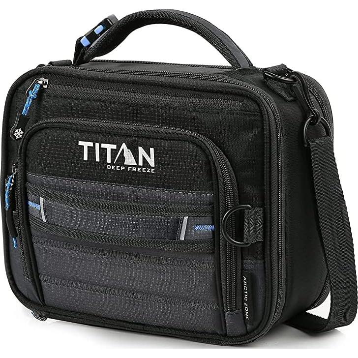 Bolsa de Almuerzo Zona Ártica 1356897 Negra 1kg con Contenedores