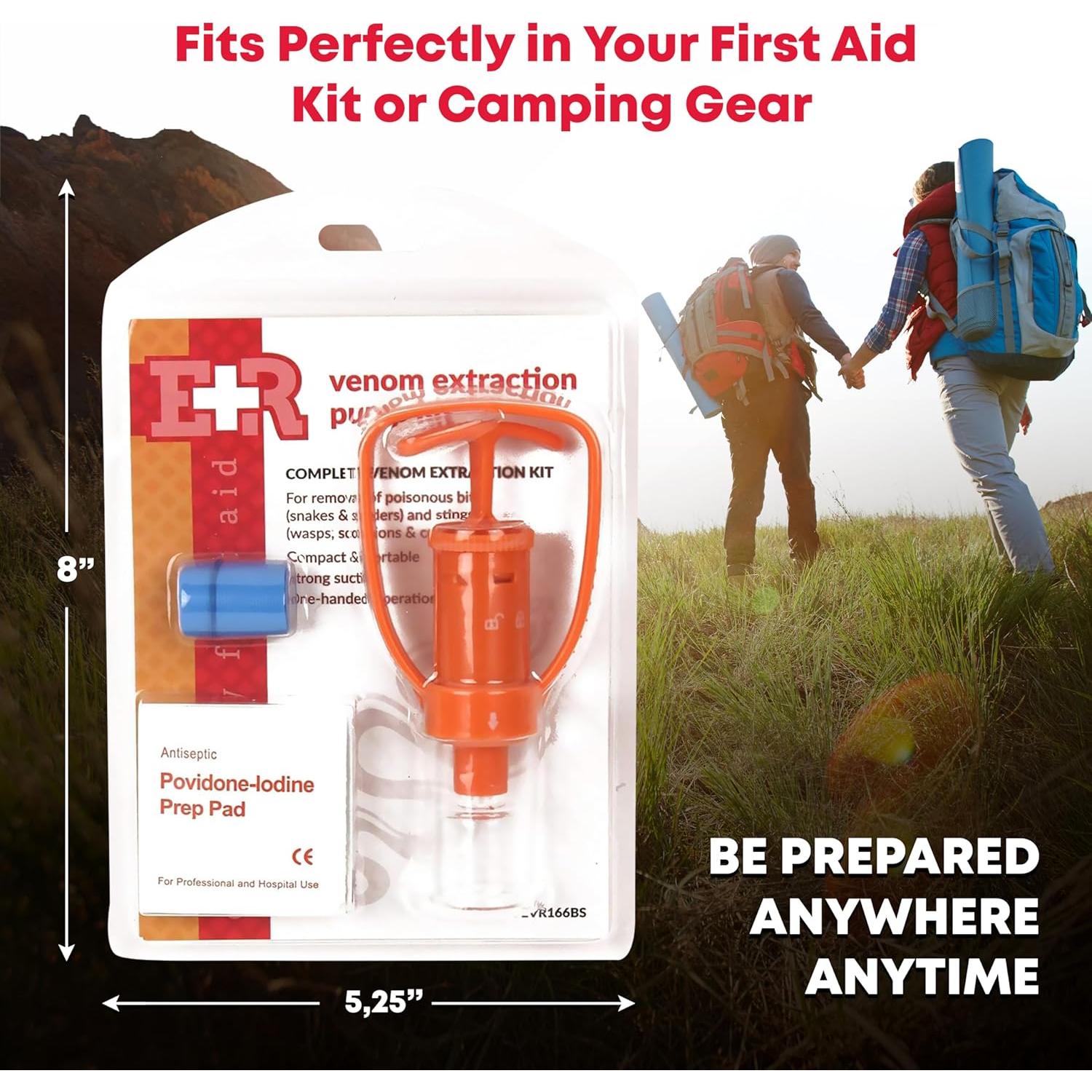 Kit Extractor de Veneno Ever Ready para Mordeduras y Picaduras