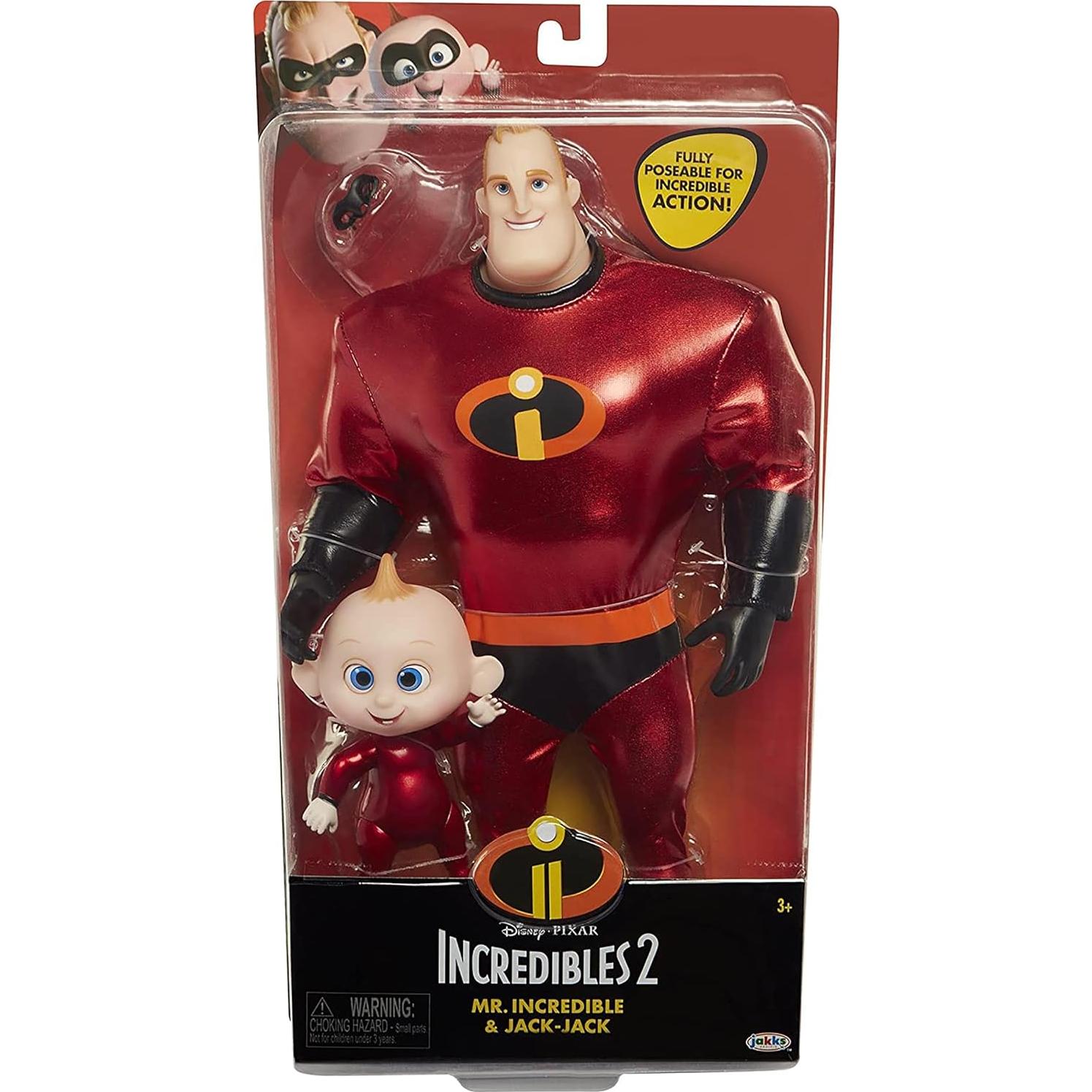 Figuras de Acción Mr. Increíble y Jack-Jack Jakks Pacific