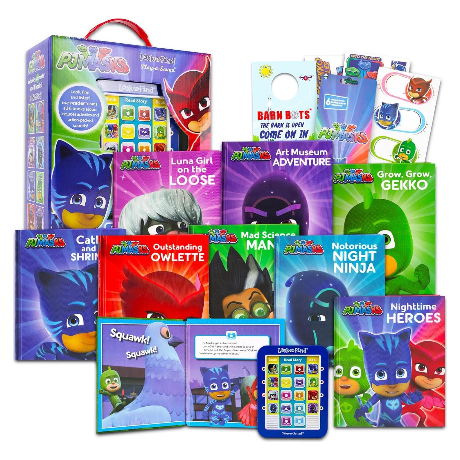 Lector Electrónico PJ Masks Me Reader Crenstone + 8 Libros