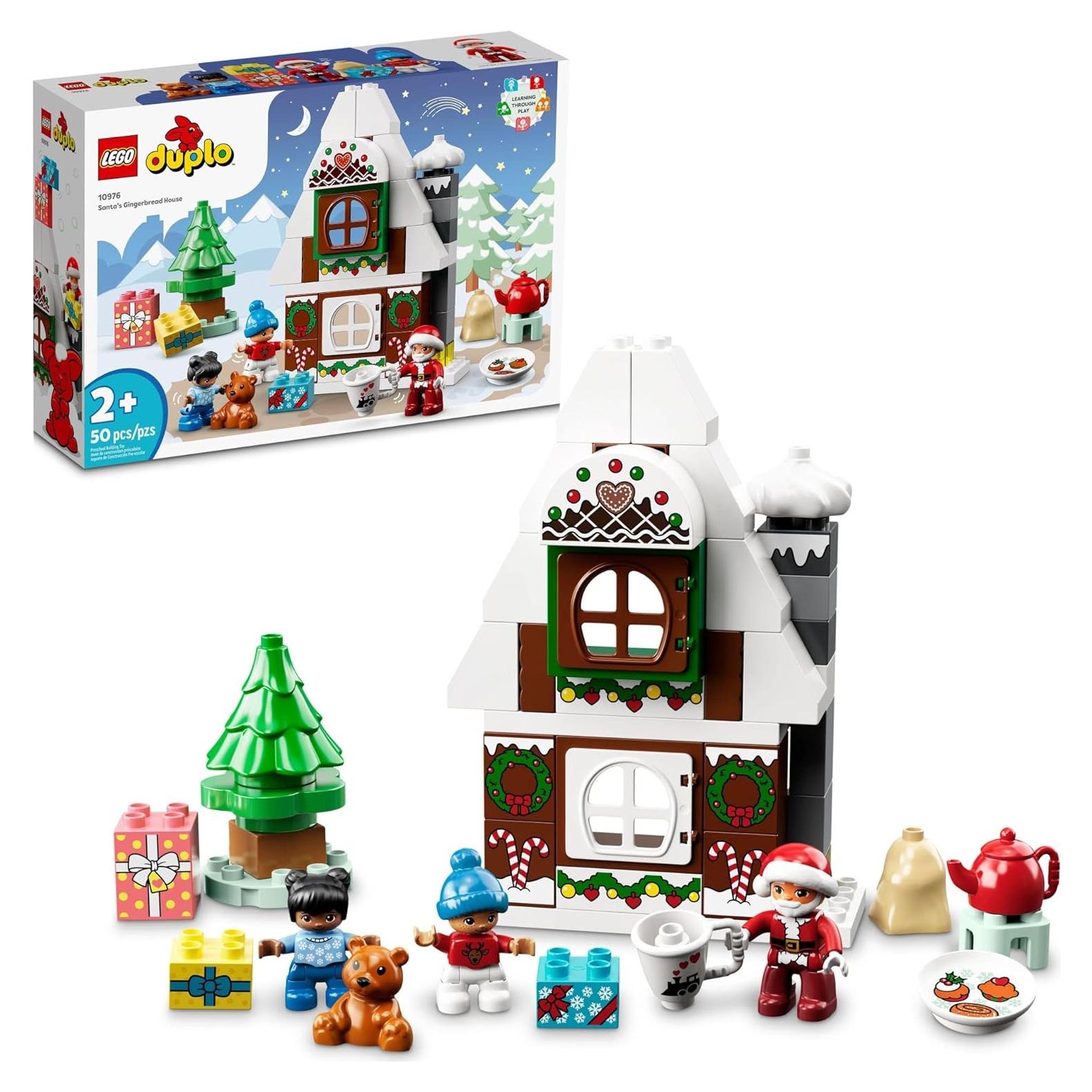LEGO DUPLO Casa de Jengibre de Santa 10976 - Juguete Navidad 2+ Años