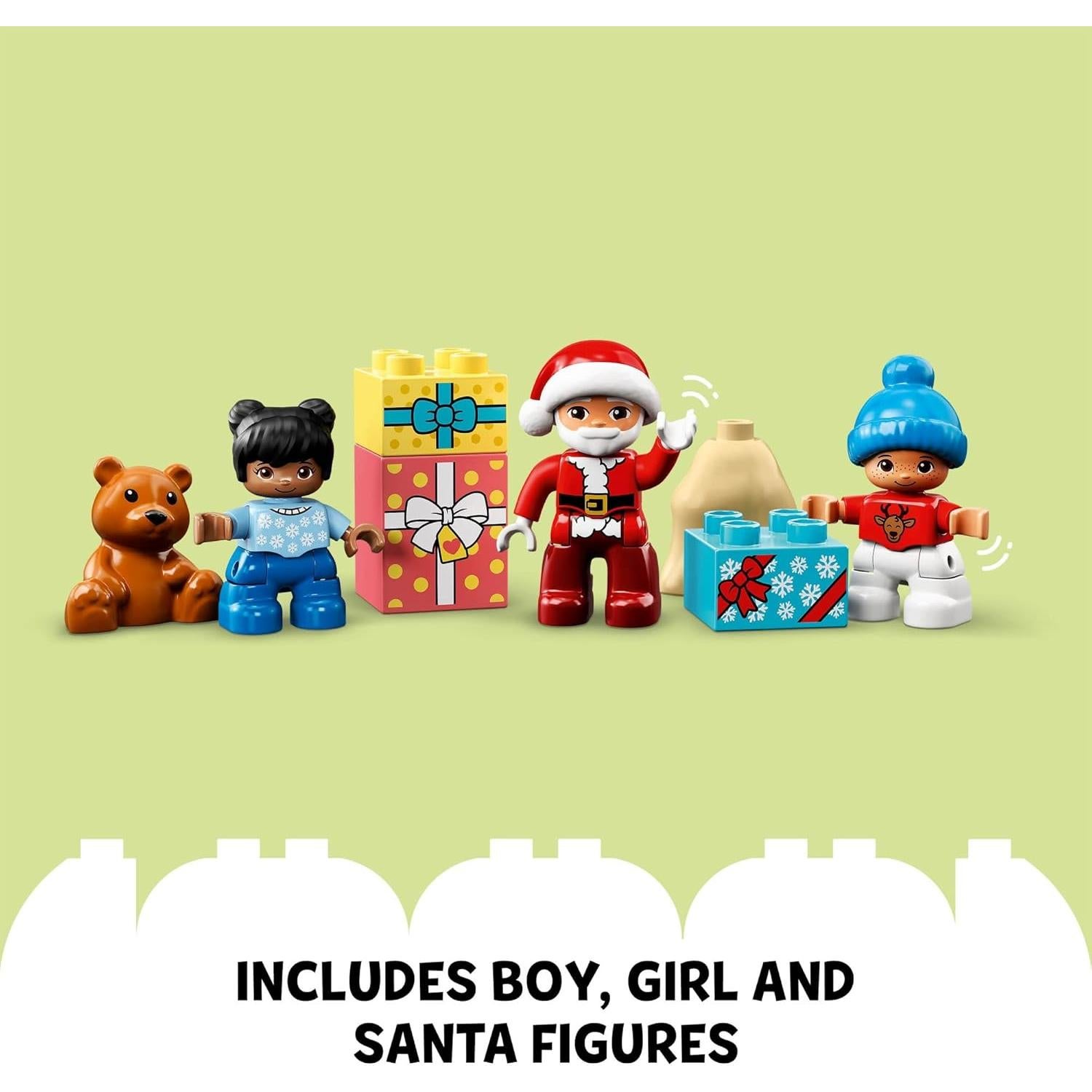 LEGO DUPLO Casa de Jengibre de Santa 10976 - Juguete Navidad 2+ Años