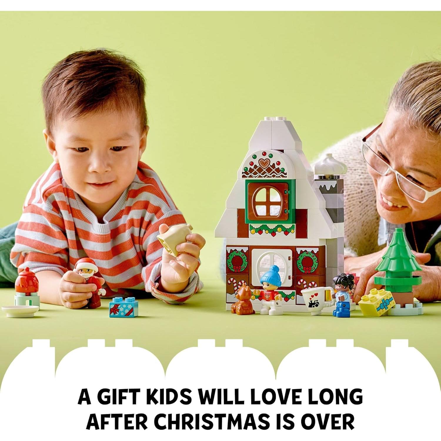LEGO DUPLO Casa de Jengibre de Santa 10976 - Juguete Navidad 2+ Años
