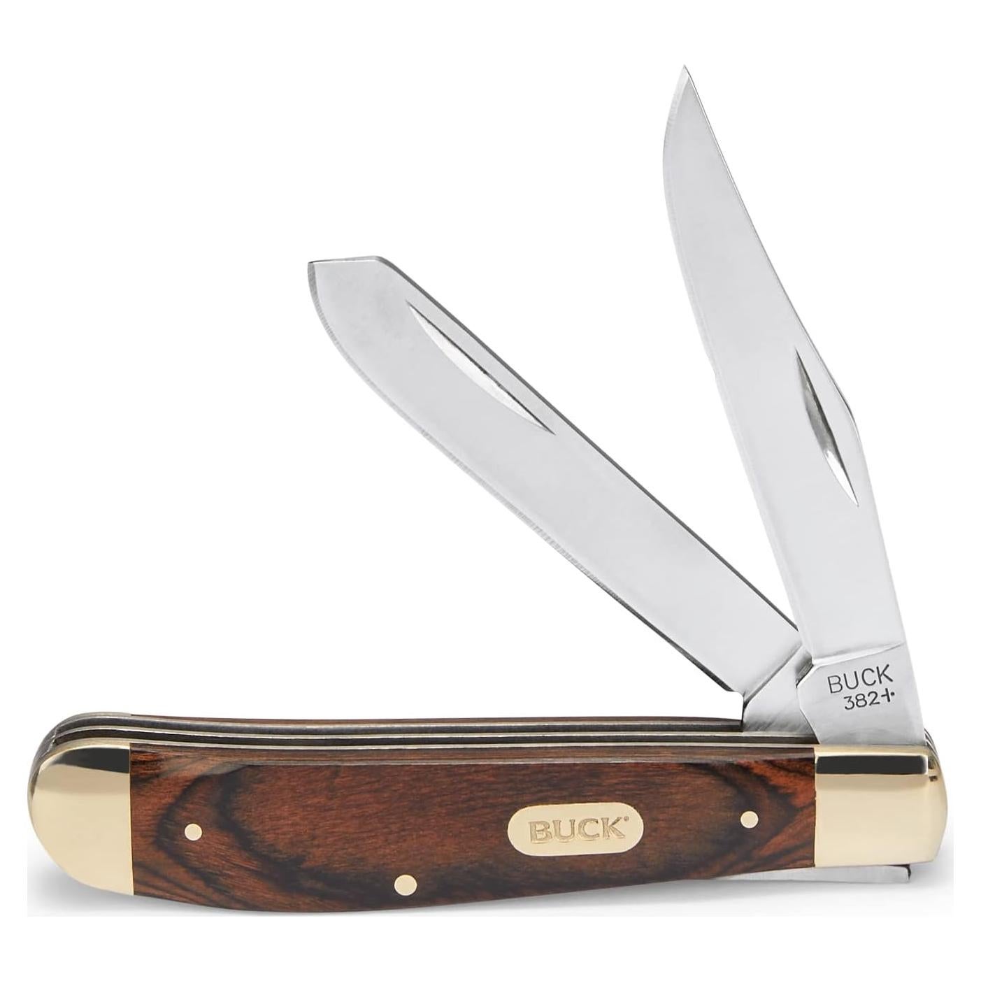Cuchillo de bolsillo Buck Knives 382 Trapper 2 hojas 8.9 cm