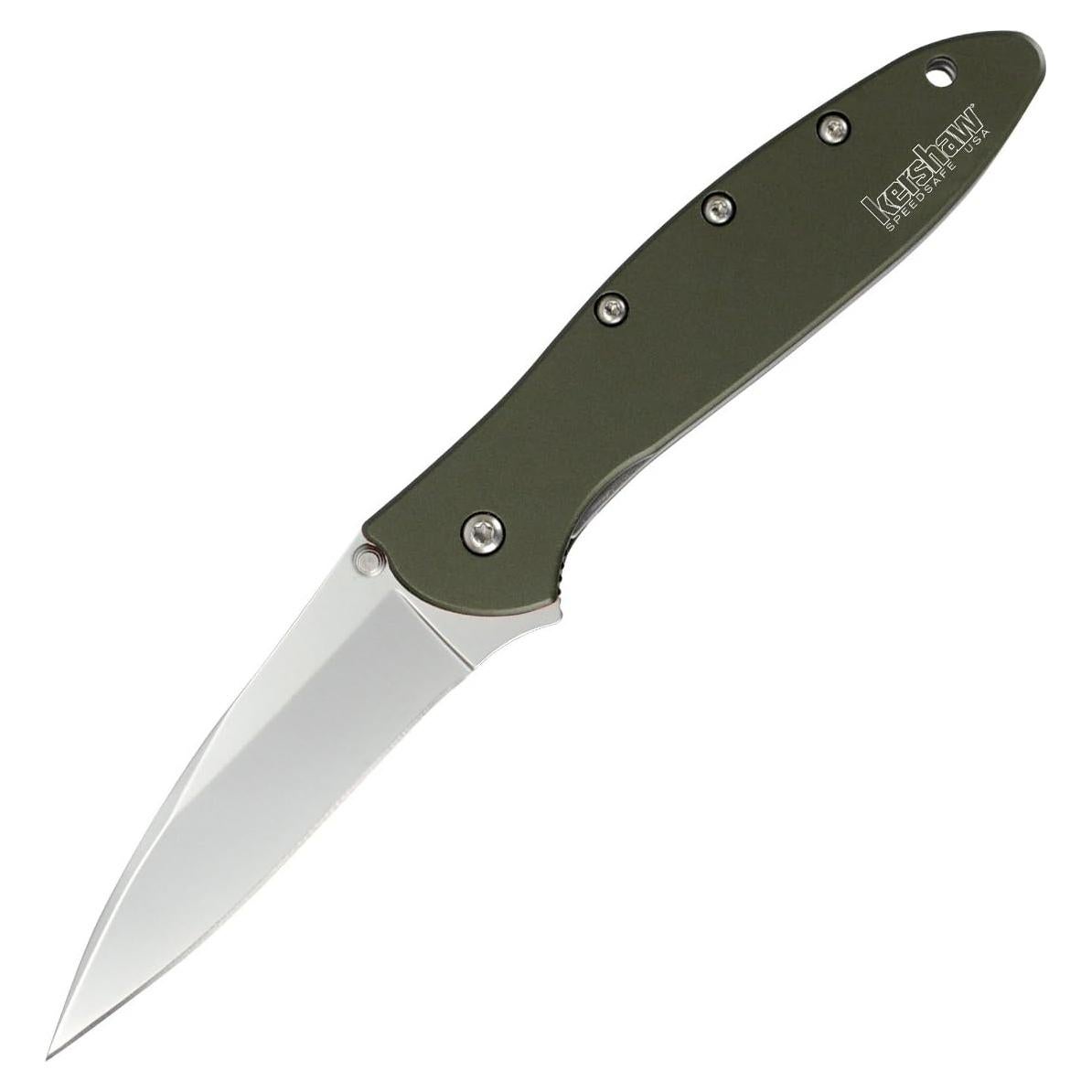 Cuchillo de Bolsillo Kershaw Leek Oliva 7.62 cm Acero Sandvik