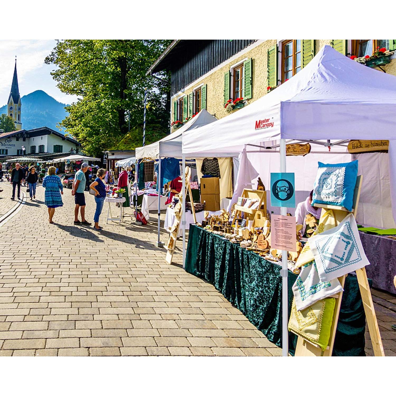 Kit de Paredes Laterales MASTERCANOPY 10x10 Pies Blanco