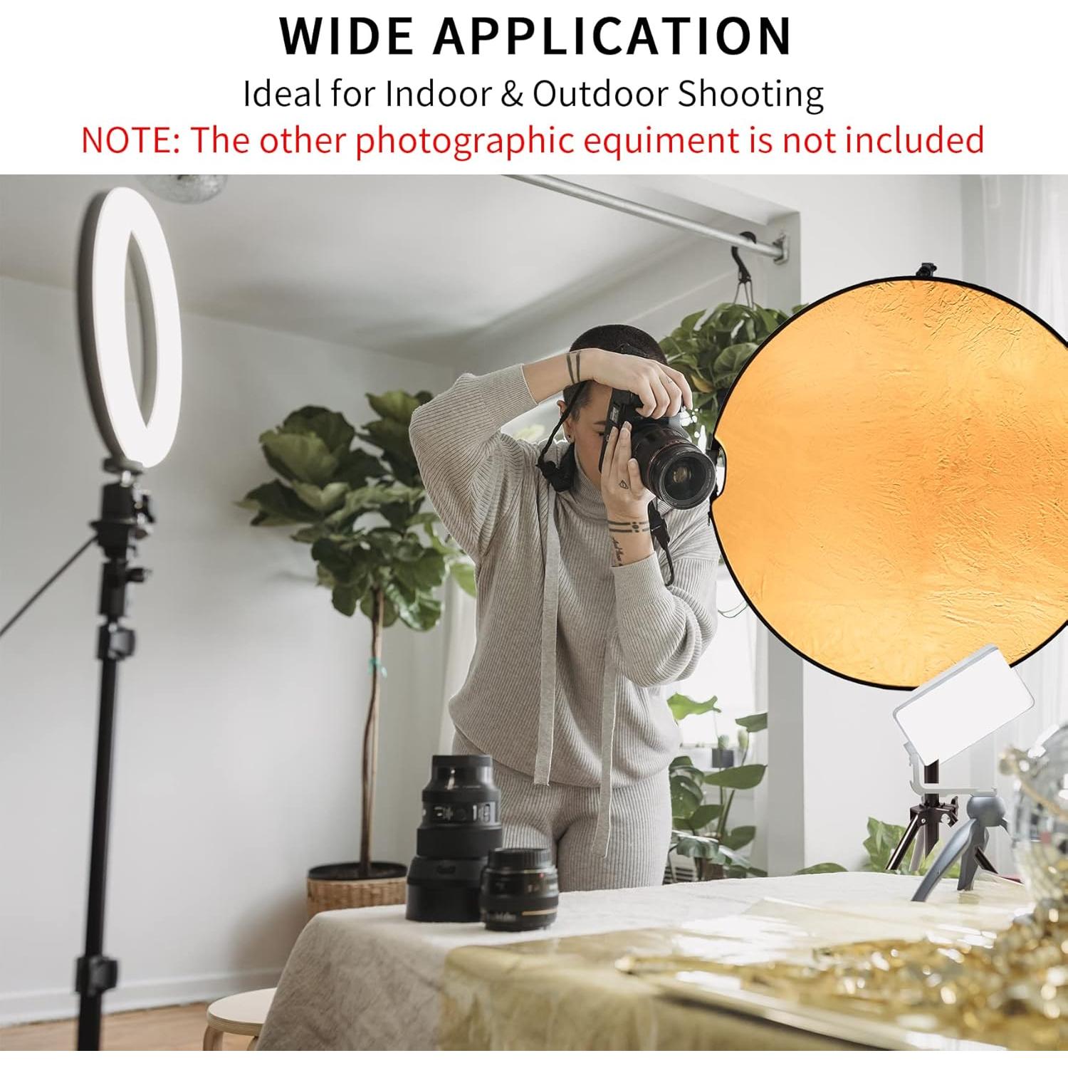 Kit de Soporte para Reflector Selens 24" 5-en-1 Ajustable