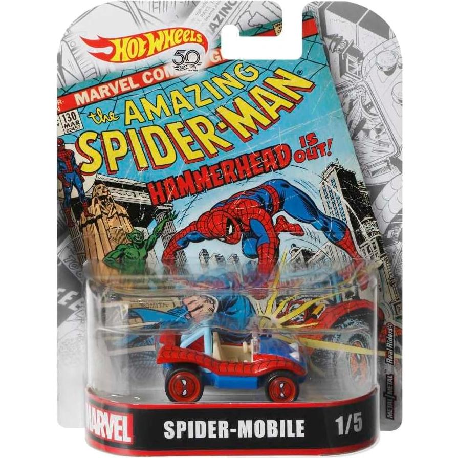 Vehículo Spider-Mobile Hot Wheels Escala 1:64 Coleccionable