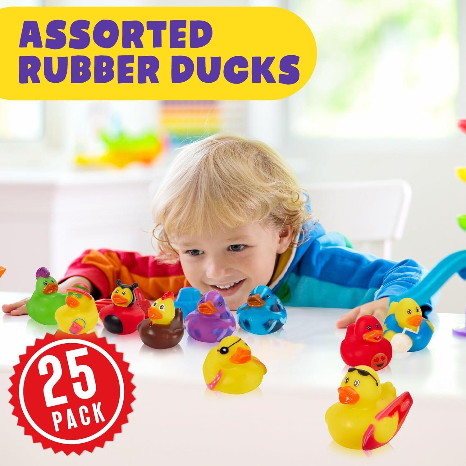 Juego de Patitos de Goma Variados Better Basics - 25 Unidades