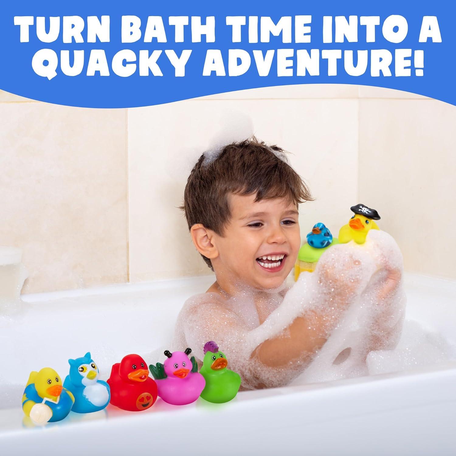 Juego de Patitos de Goma Variados Better Basics - 25 Unidades