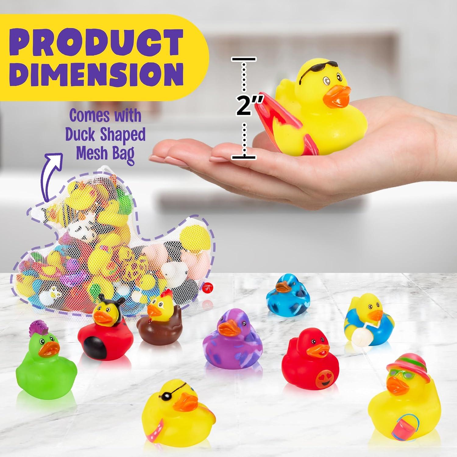 Juego de Patitos de Goma Variados Better Basics - 25 Unidades
