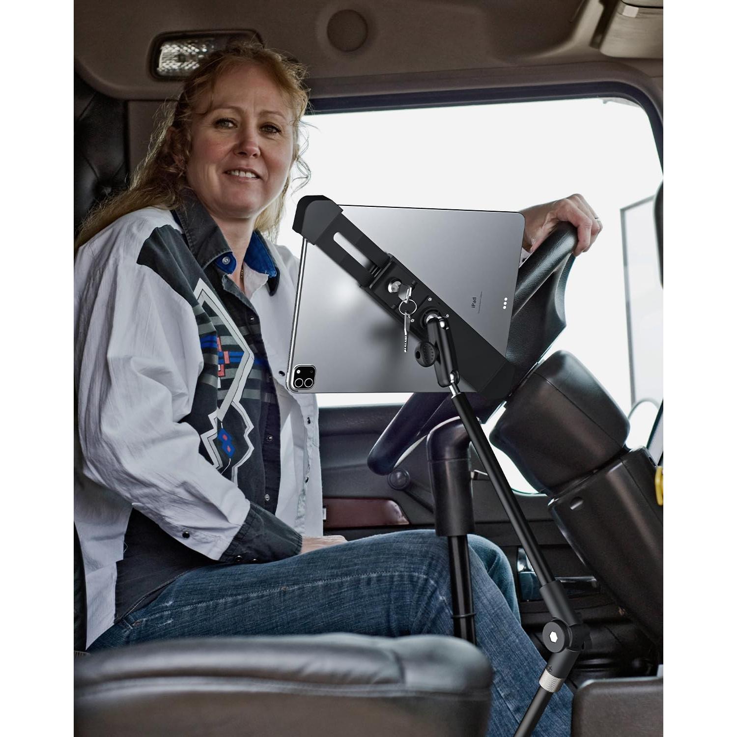 Soporte de Tablet Woleyi para Coche 9-14" Antirrobo