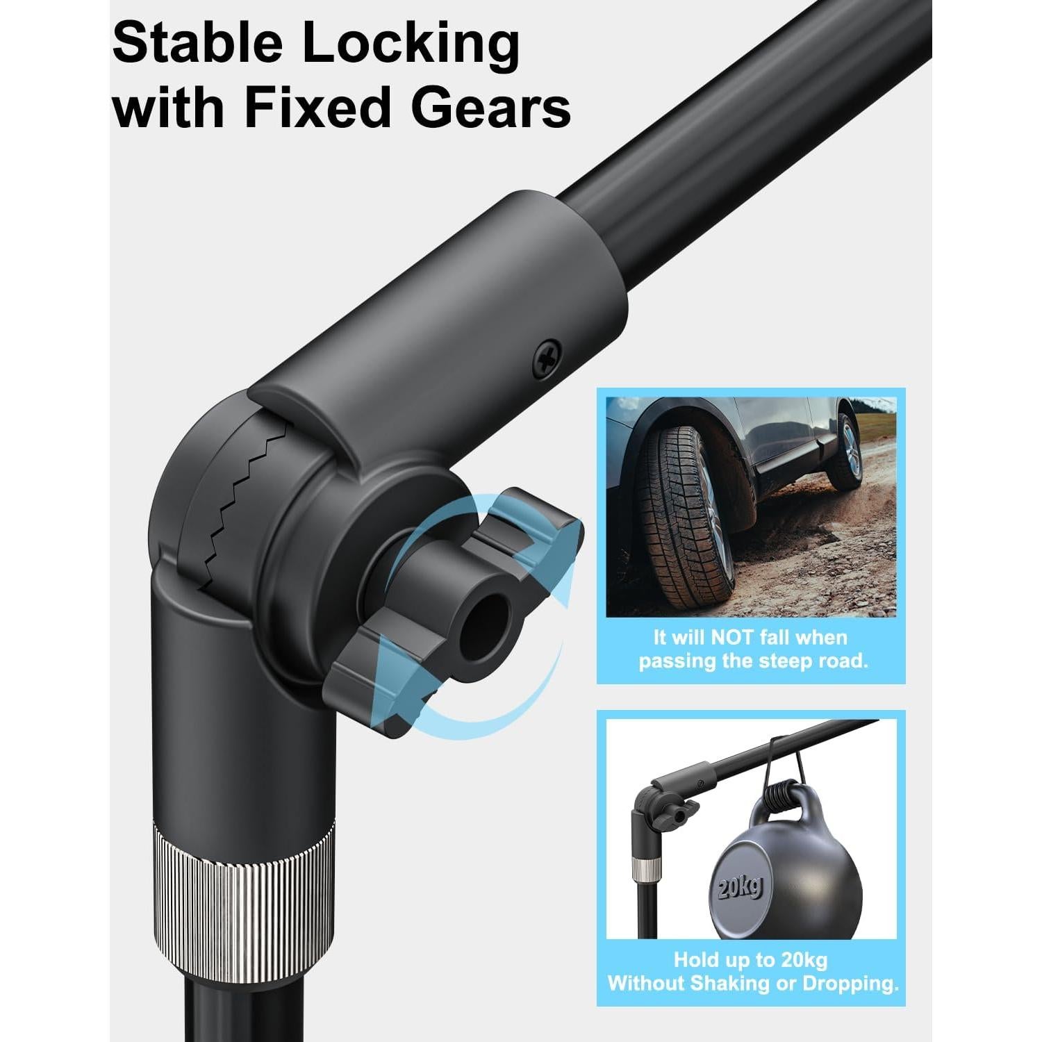 Soporte de Tablet Woleyi para Coche 9-14" Antirrobo