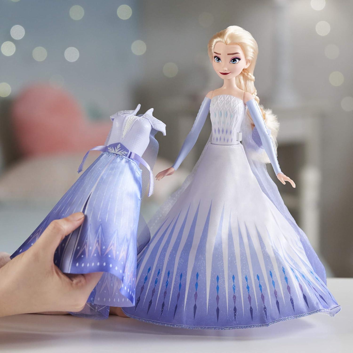 Muñeca de Transformación Elsa Disney Frozen 2 con Atuendos