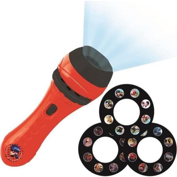 Proyector de Historias Lexibook Miraculous 2 en 1 con Linterna