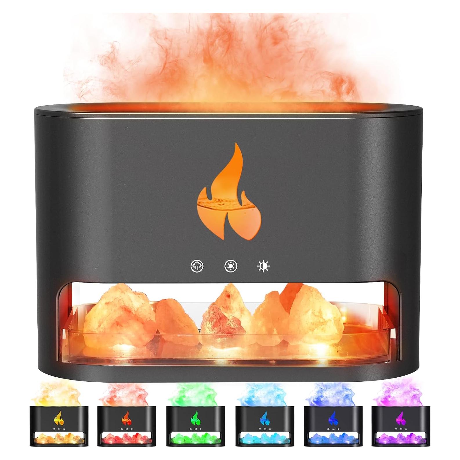 Difusor de Llama de Chimenea Yaledi 250ml Aromaterapia USB