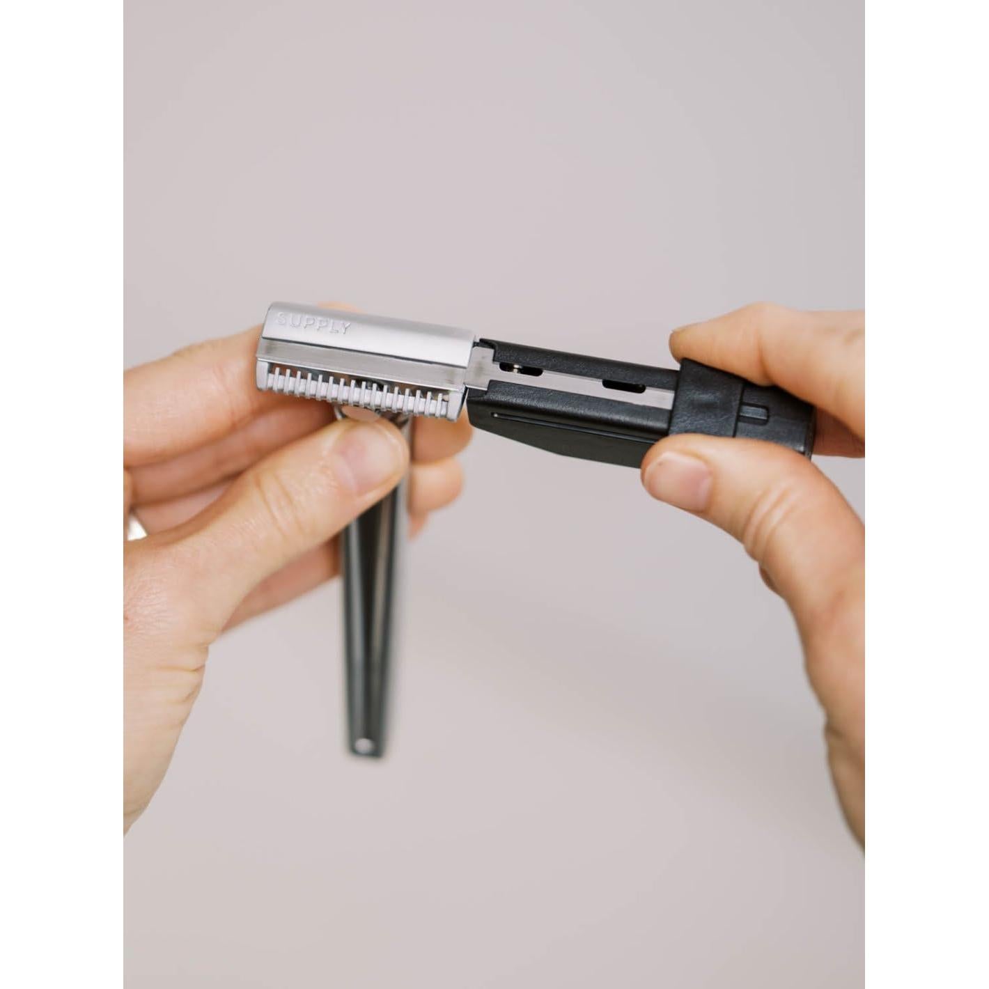 Cuchillas de Afeitar Supply Ultra Premium - Etiqueta Negra, 8 Unidades