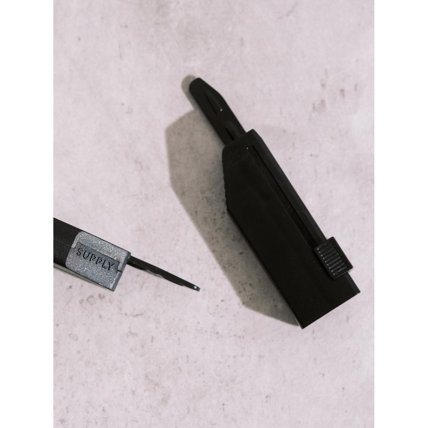 Cuchillas de Afeitar Supply Ultra Premium - Etiqueta Negra, 8 Unidades