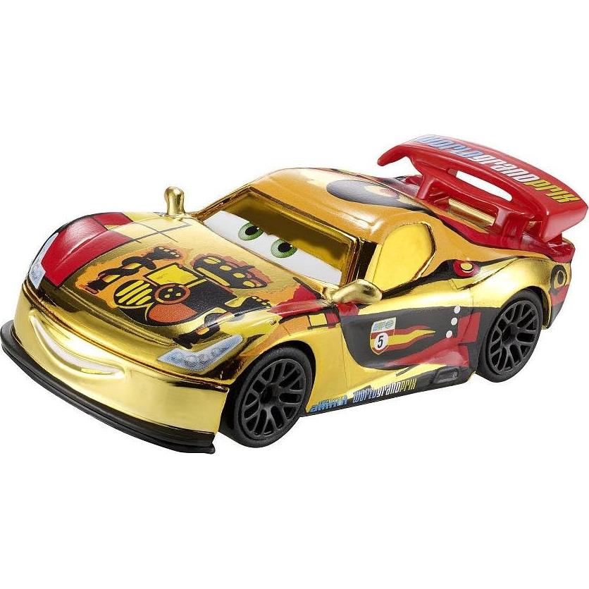 Coche a Escala 1:55 Disney Cars 2 Miguel Camino Metálico