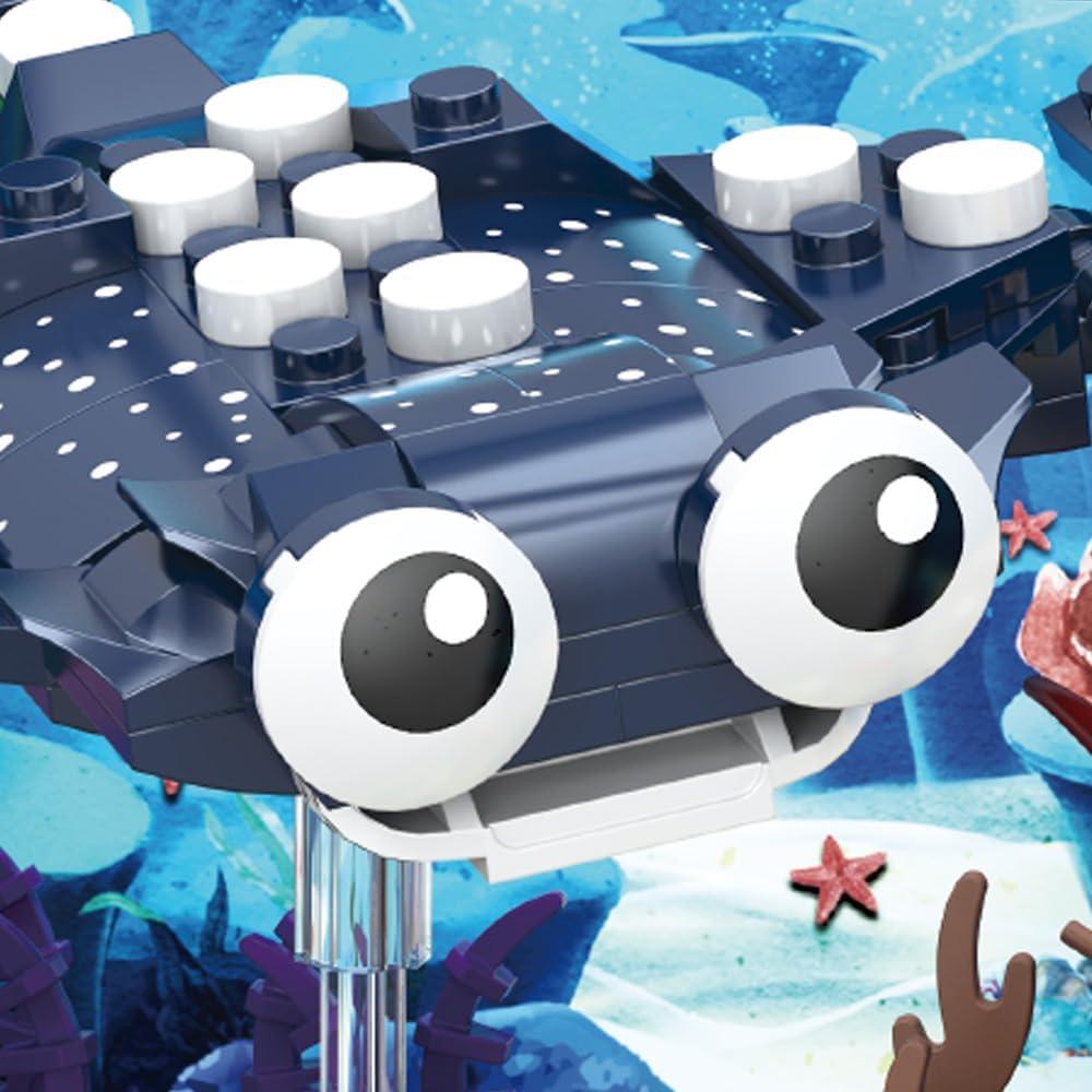 Conjunto de Bloques de Construcción RiceBlock 875 Piezas Acuario