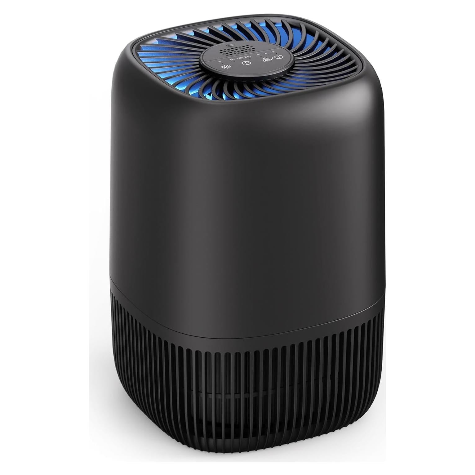 Purificador de Aire HEPA VOOPNU DH-JH12 Negro 99.97% 250 m²