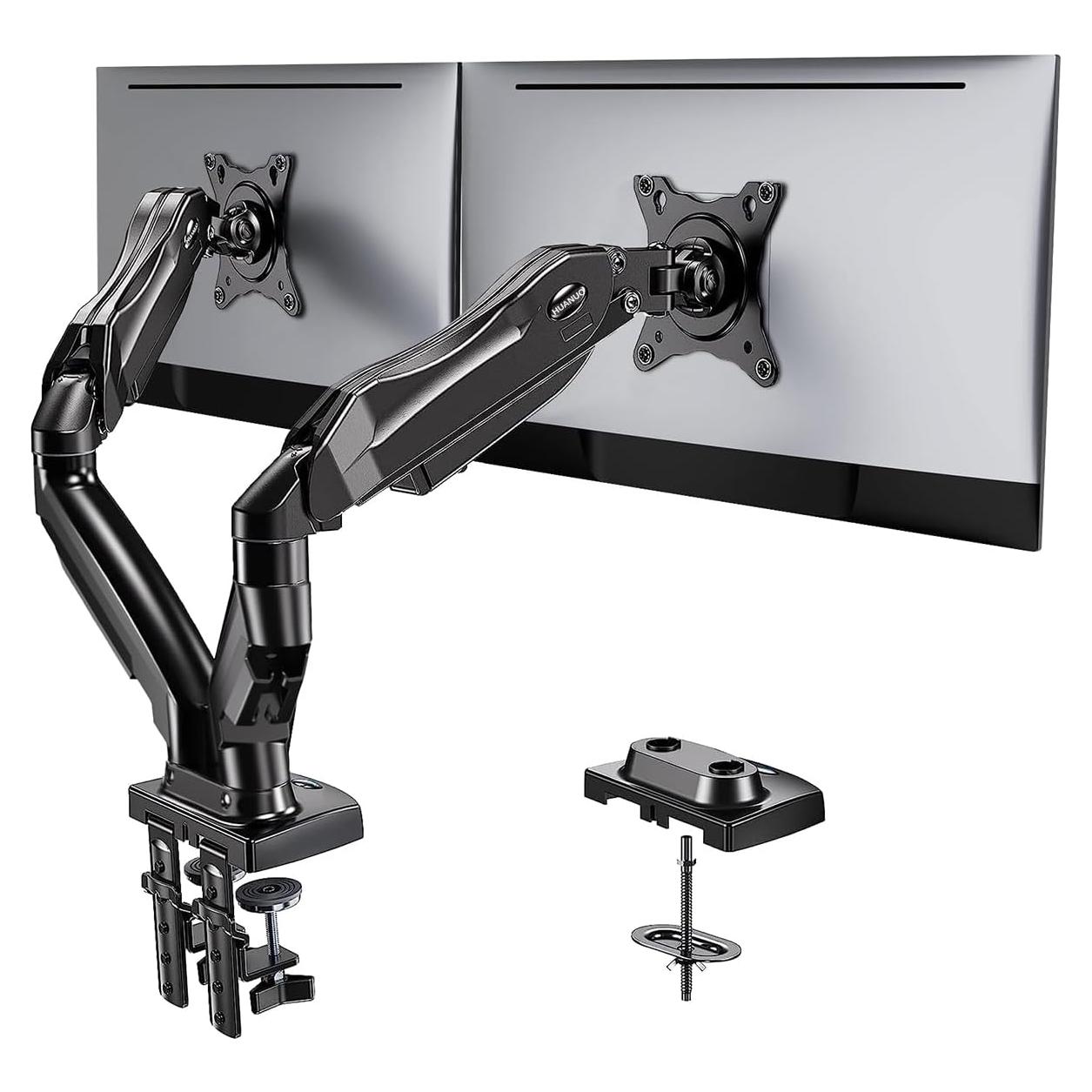 Soporte Doble Monitor HUANUO HNDS6 Ajustable 13-32" 2-9 kg