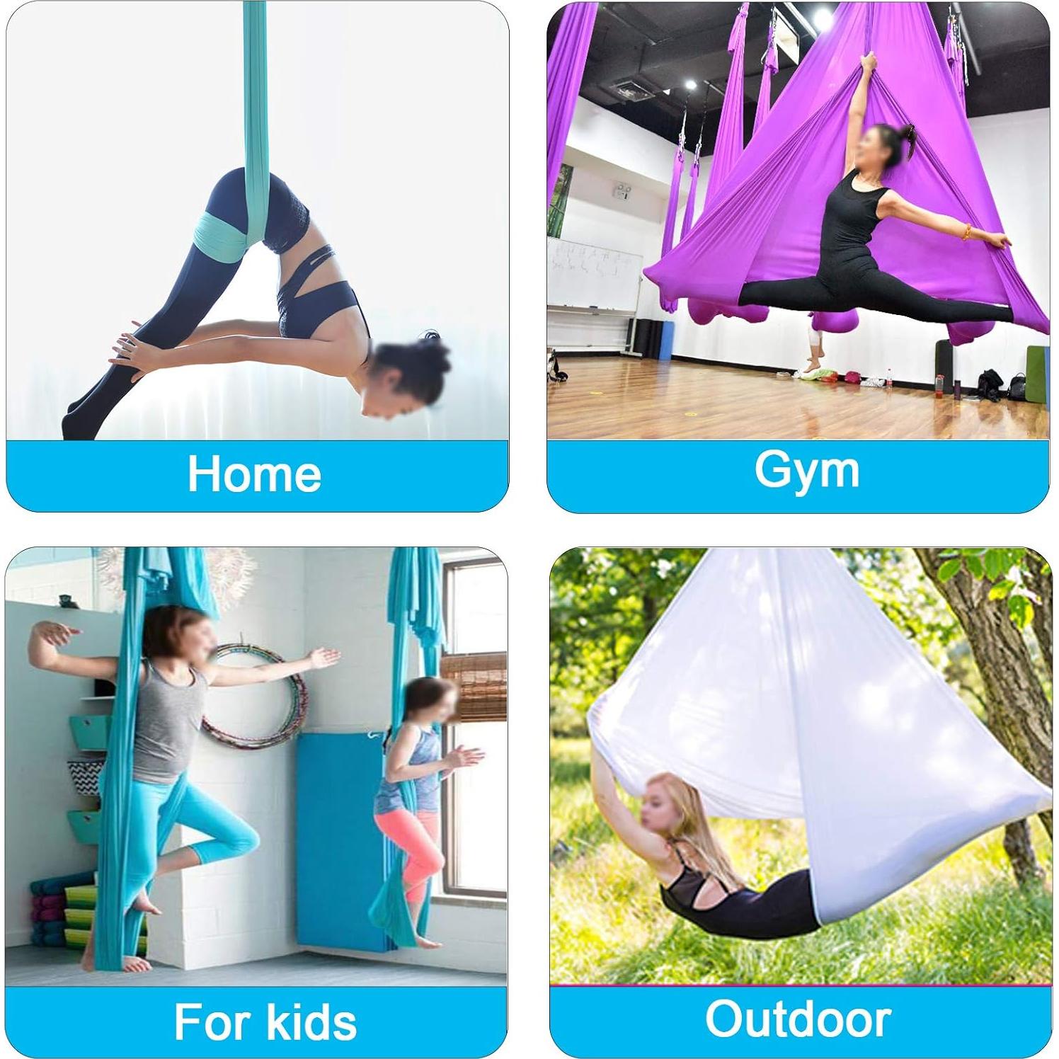 Hamaca Aérea Foser 5m x 2.8m para Yoga Antigravedad 300KG