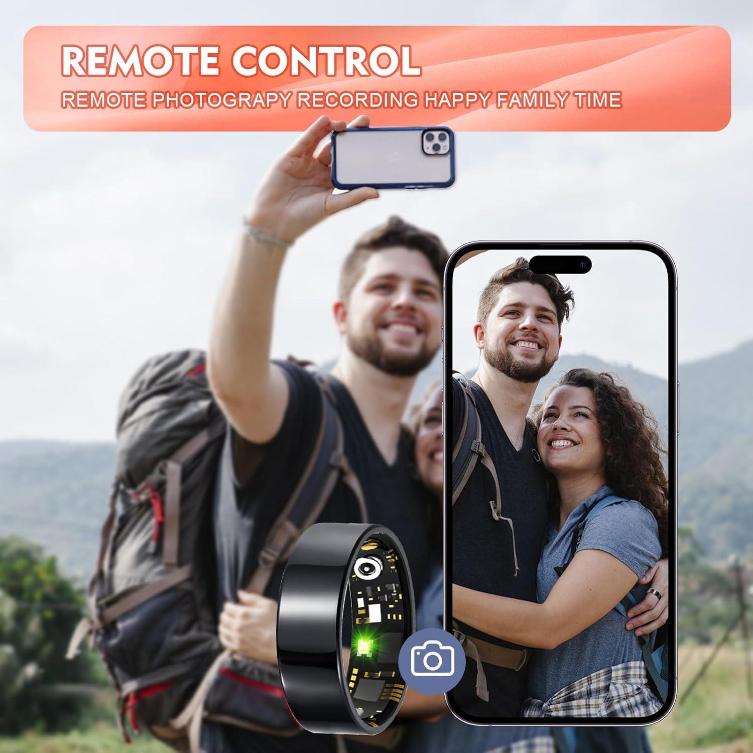 Anillo Inteligente Kuxlagz #6 para Salud y Fitness - Monitoreo Cardíaco