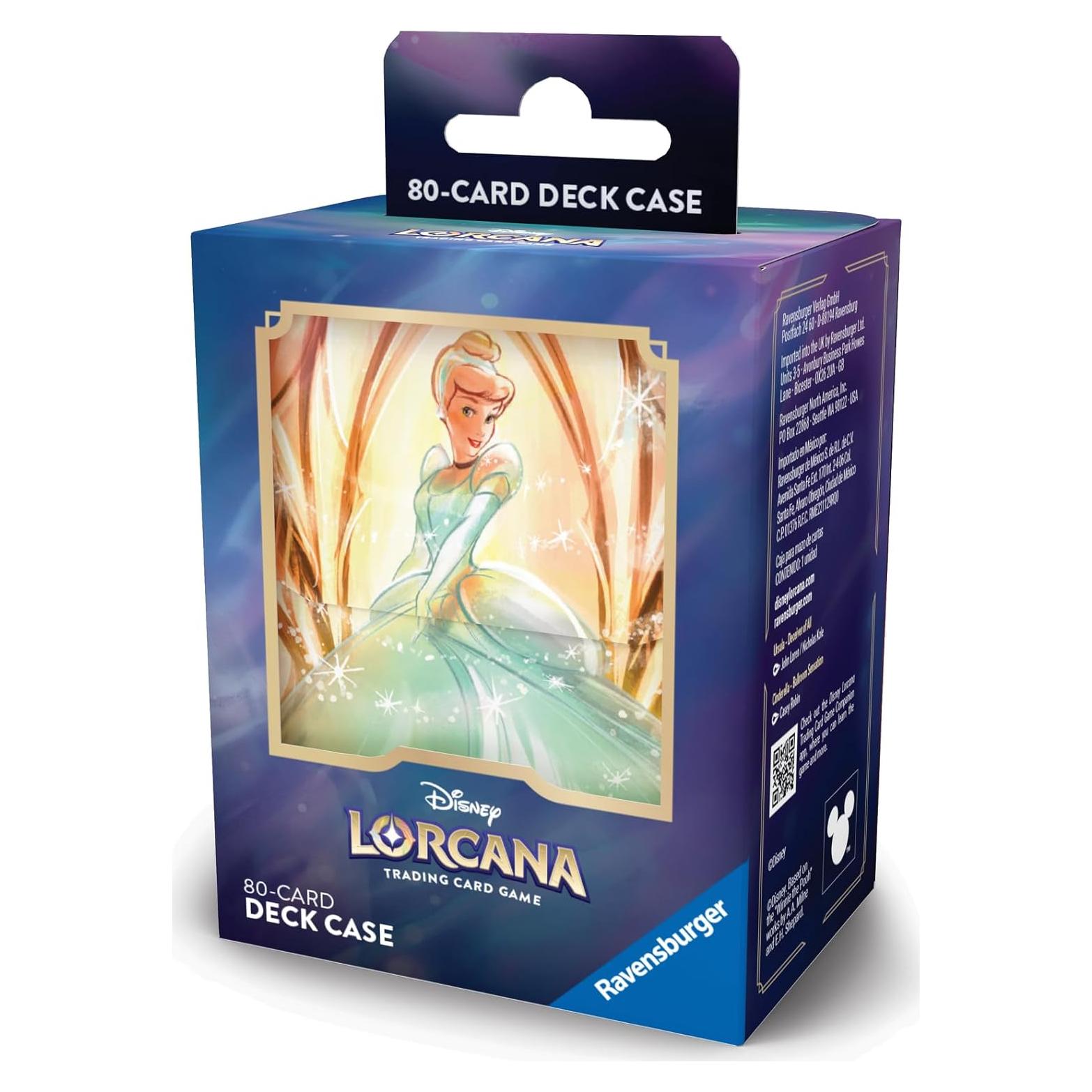 Caja de Baraja Ravensburger Disney Lorcana Cenicienta 80 cartas