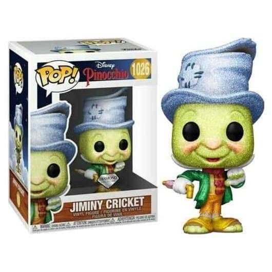 Funko Pop! Disney Pinocho Jiminy Cricket Brillo Diamante