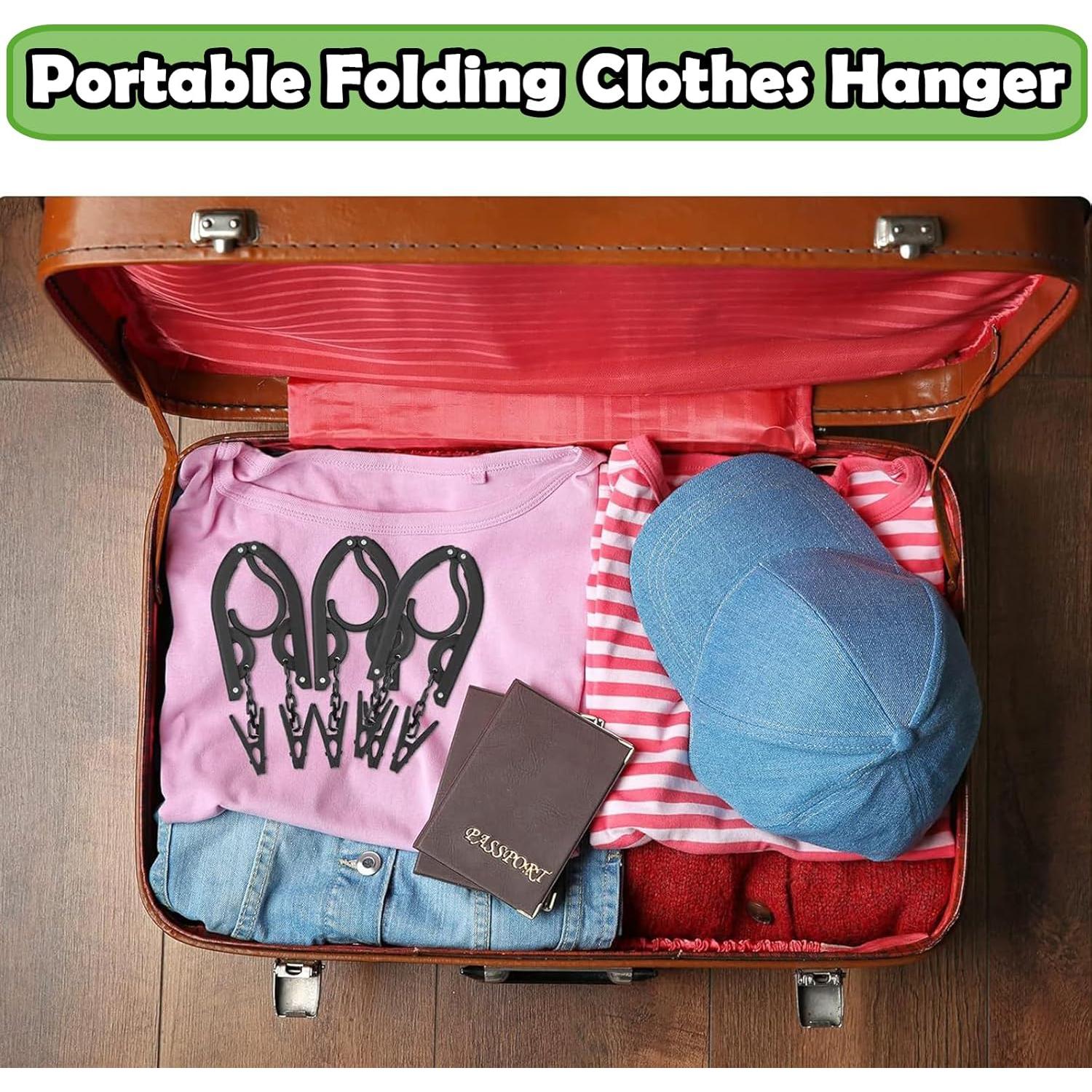 12 Perchas de Viaje Plegables Antideslizantes ddseexhe