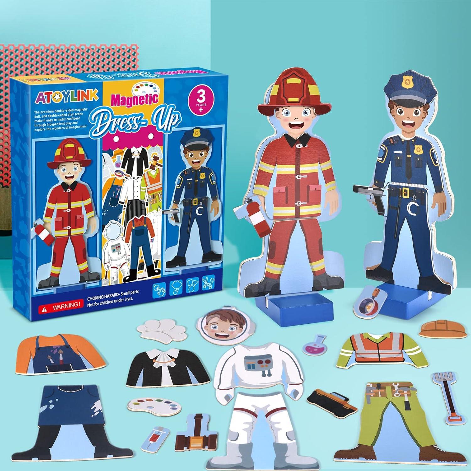 Conjunto de Muñecas Magnéticas Atoylink 40 Piezas Disfraces