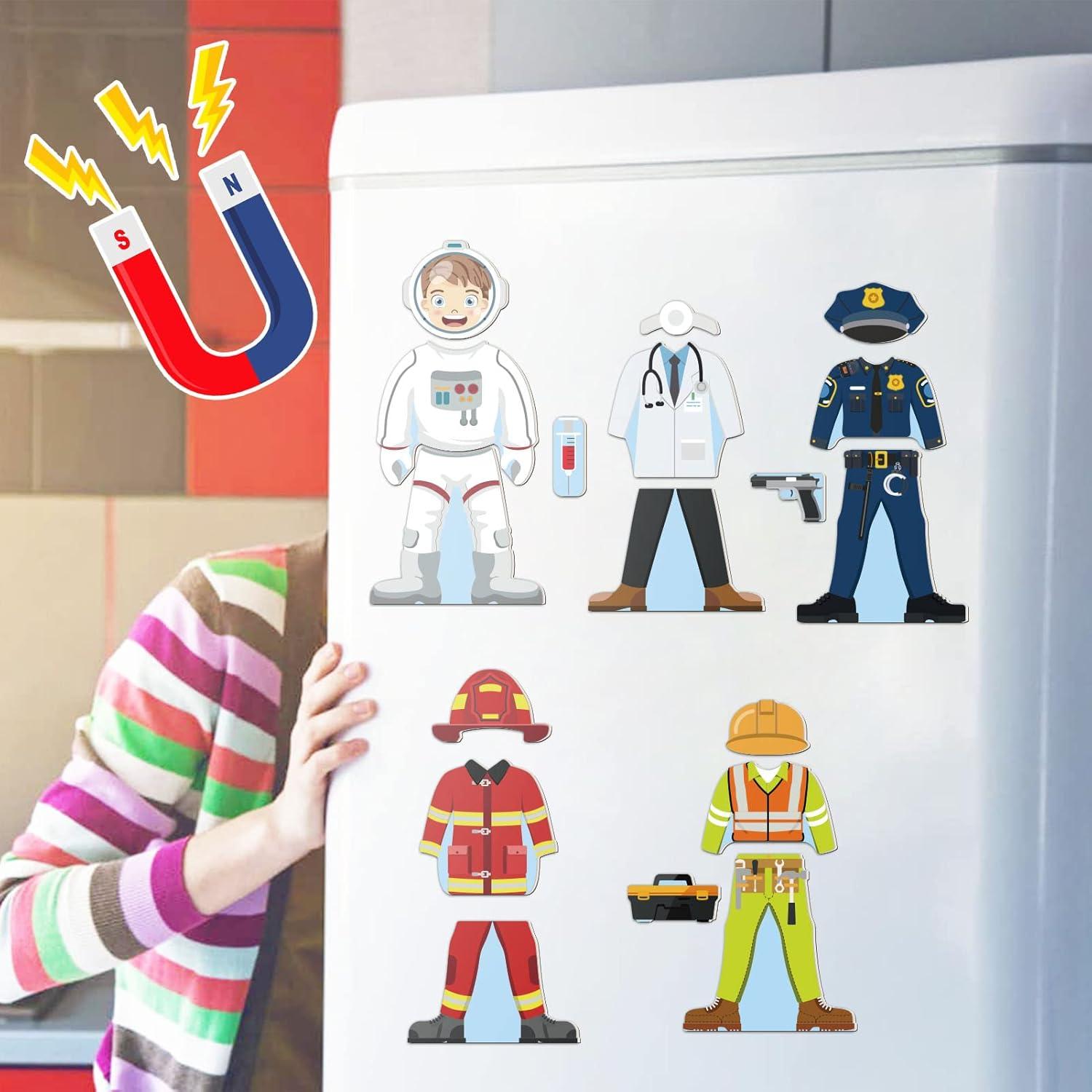 Conjunto de Muñecas Magnéticas Atoylink 40 Piezas Disfraces