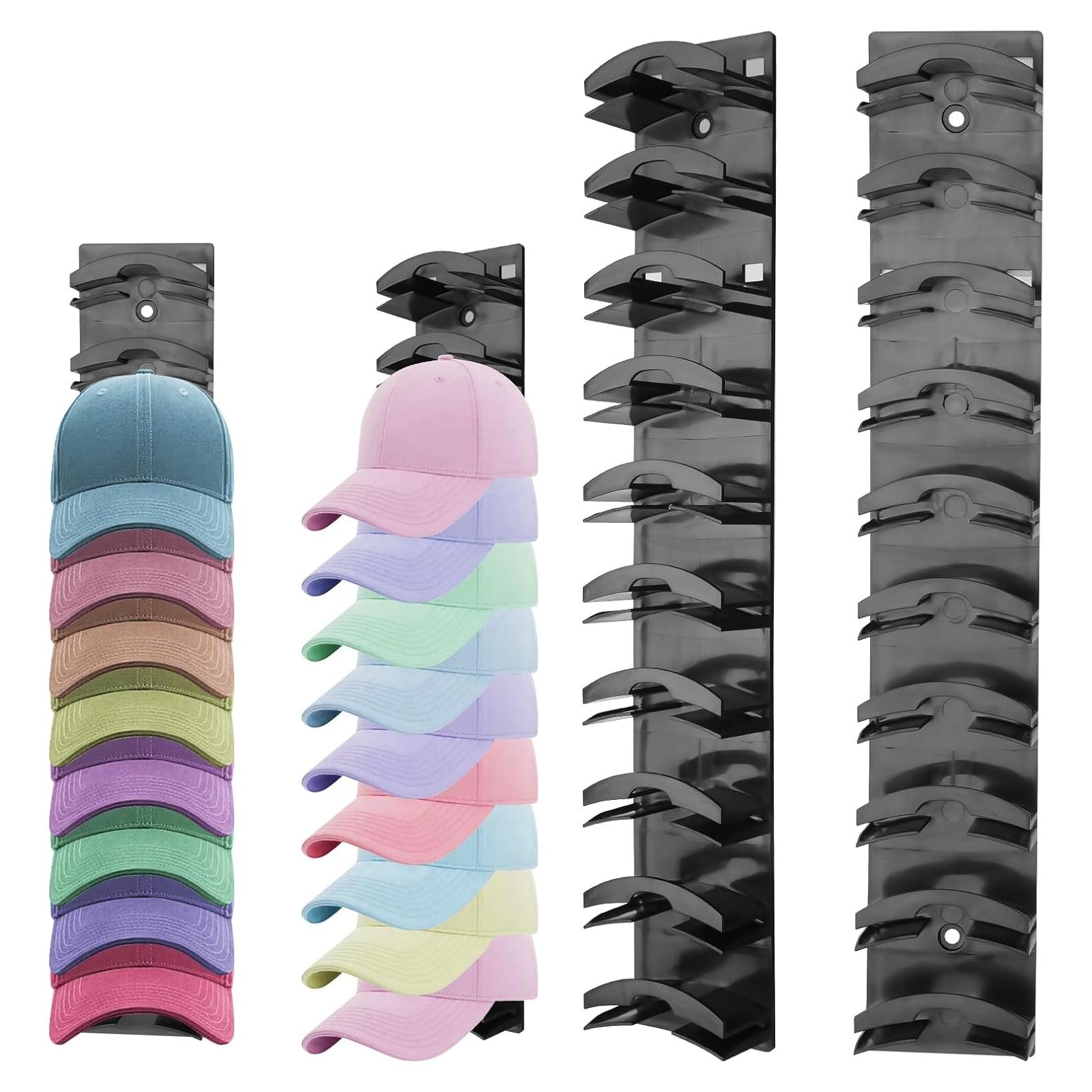 Organizador de Sombreros Lymocsu 2PCS Negro Ahorra Espacio