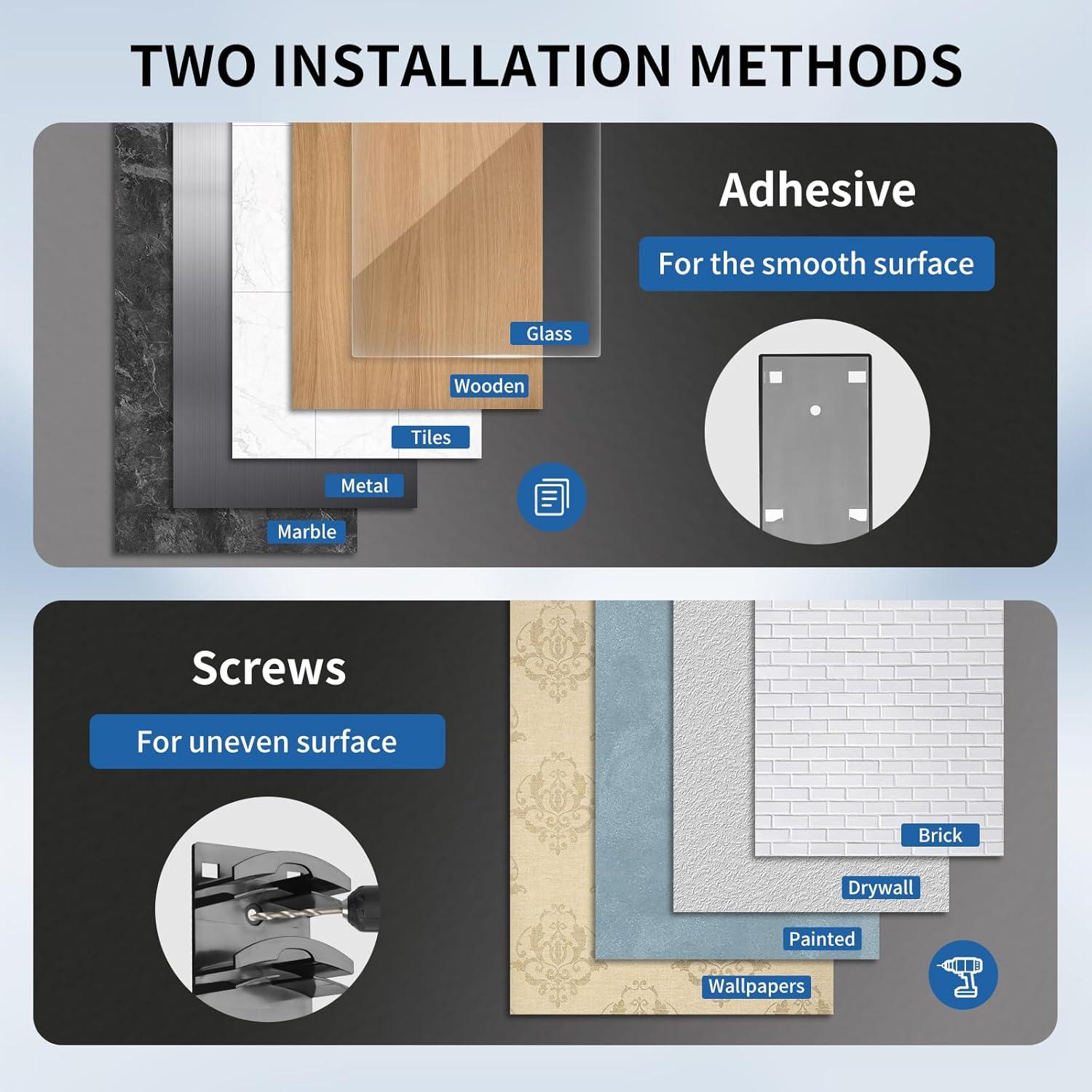 Organizador de Sombreros Lymocsu 2PCS Negro Ahorra Espacio