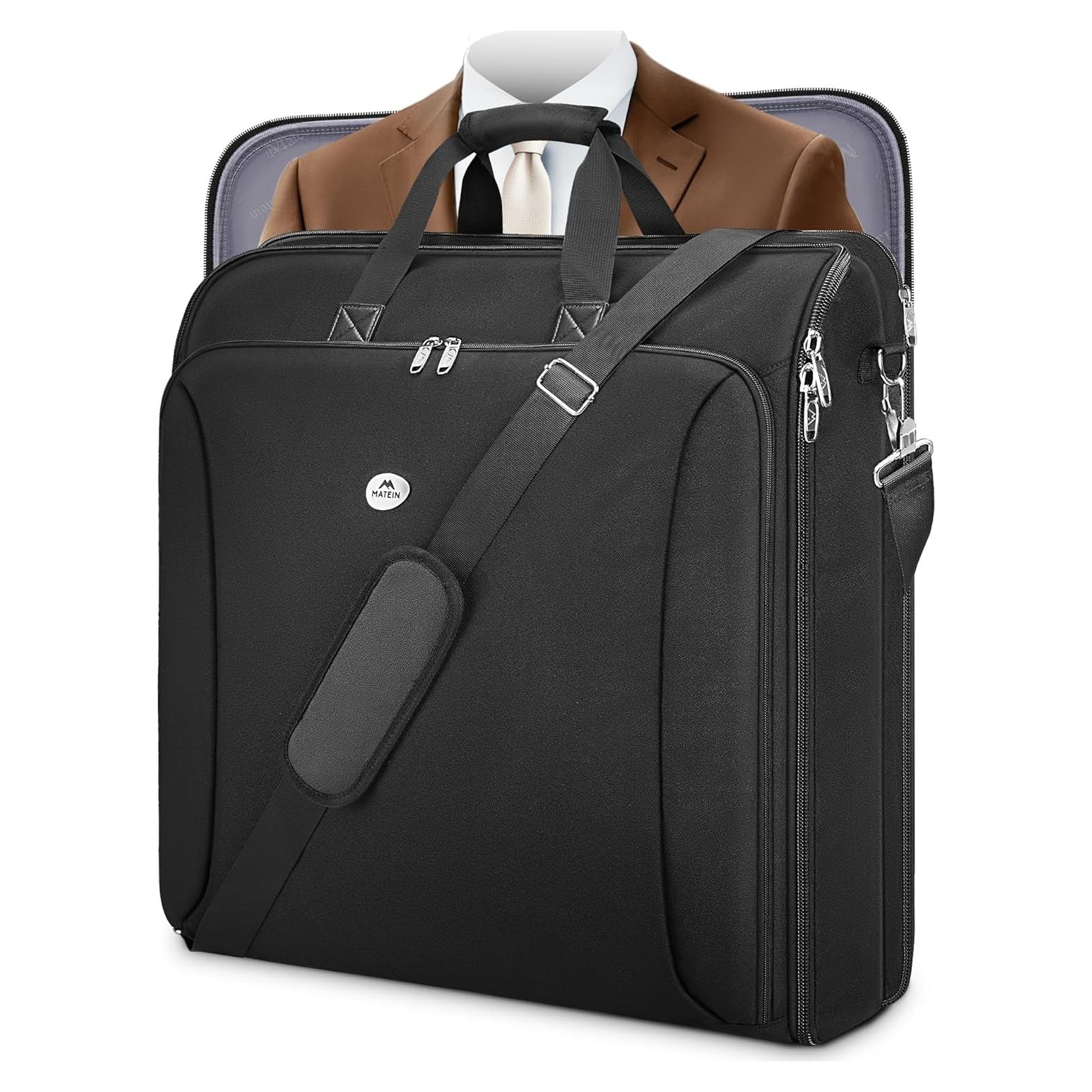 Bolsa de Traje MATEIN Doble Capa para 6 Trajes Negra