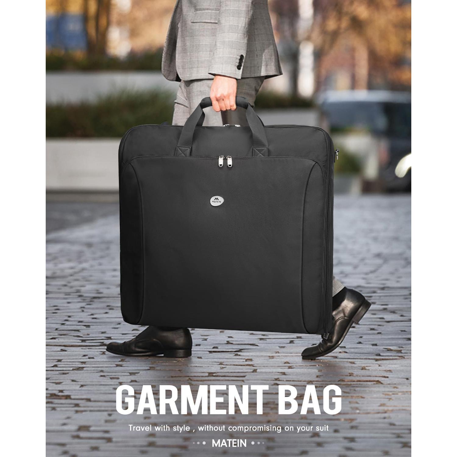 Bolsa de Traje MATEIN Doble Capa para 6 Trajes Negra