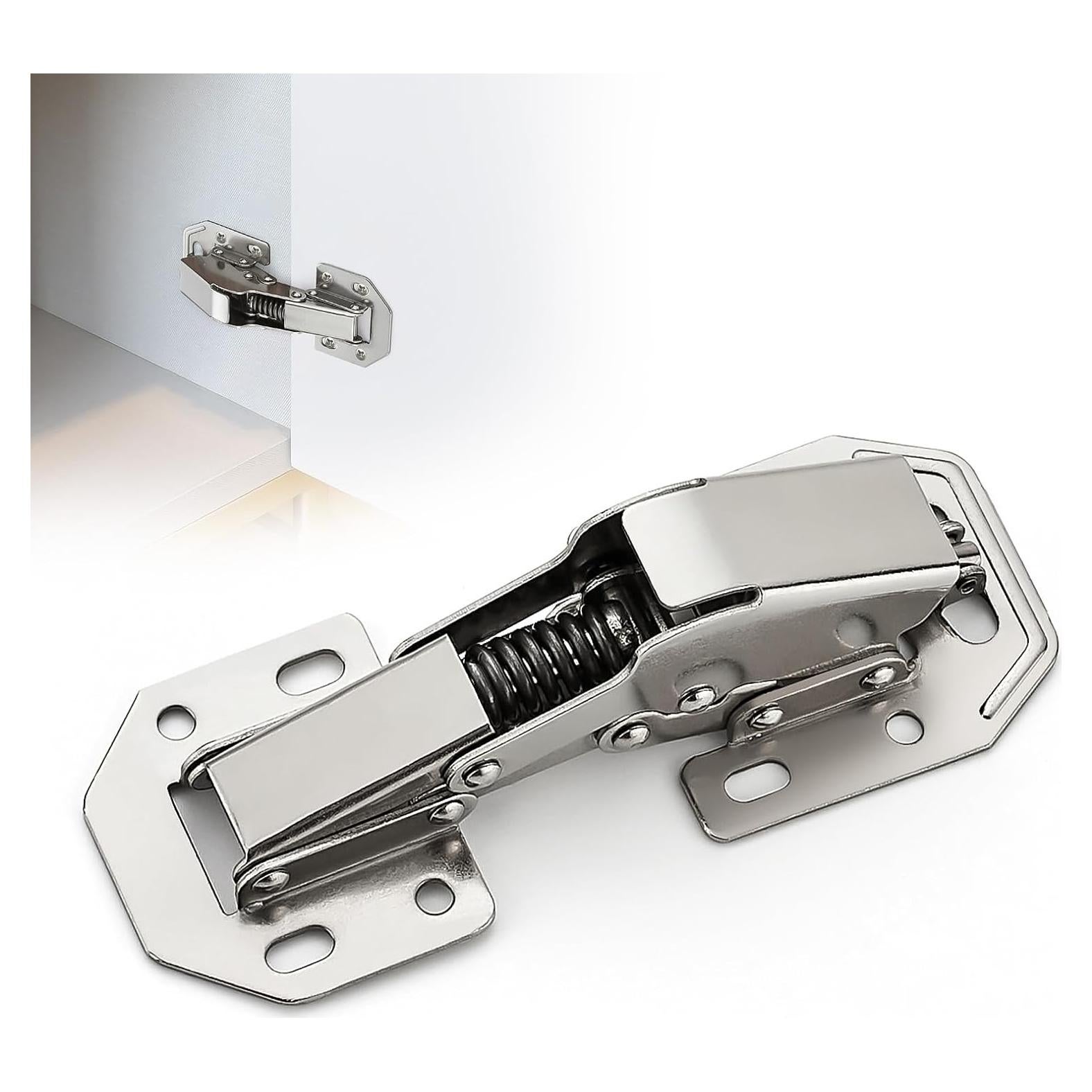 Bisagras Ocultas Ravinte Cierre Suave 2 Piezas Montaje Superficial