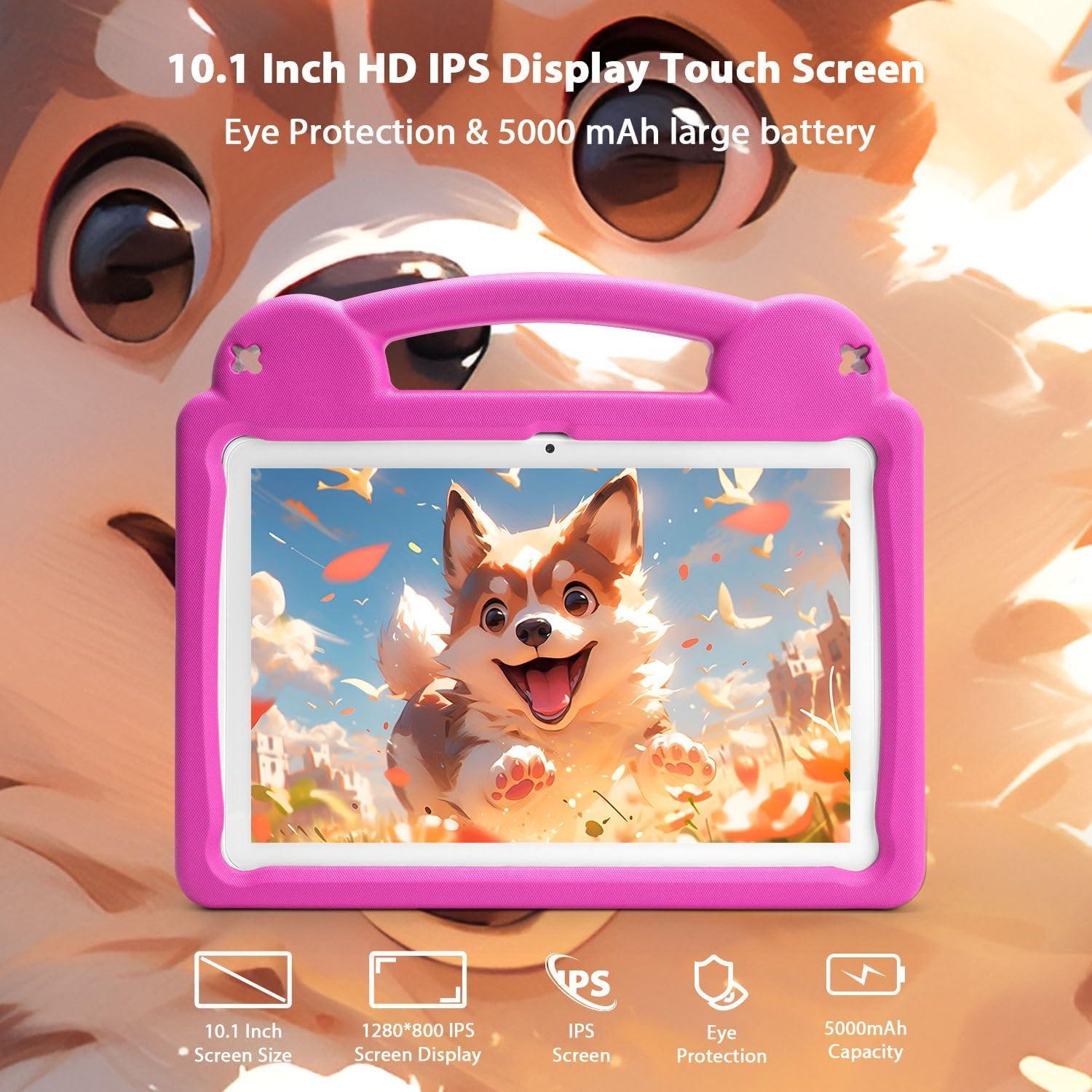 Tableta para Niños Paitanry R16PRO 10.1" HD 8GB RAM Rosa