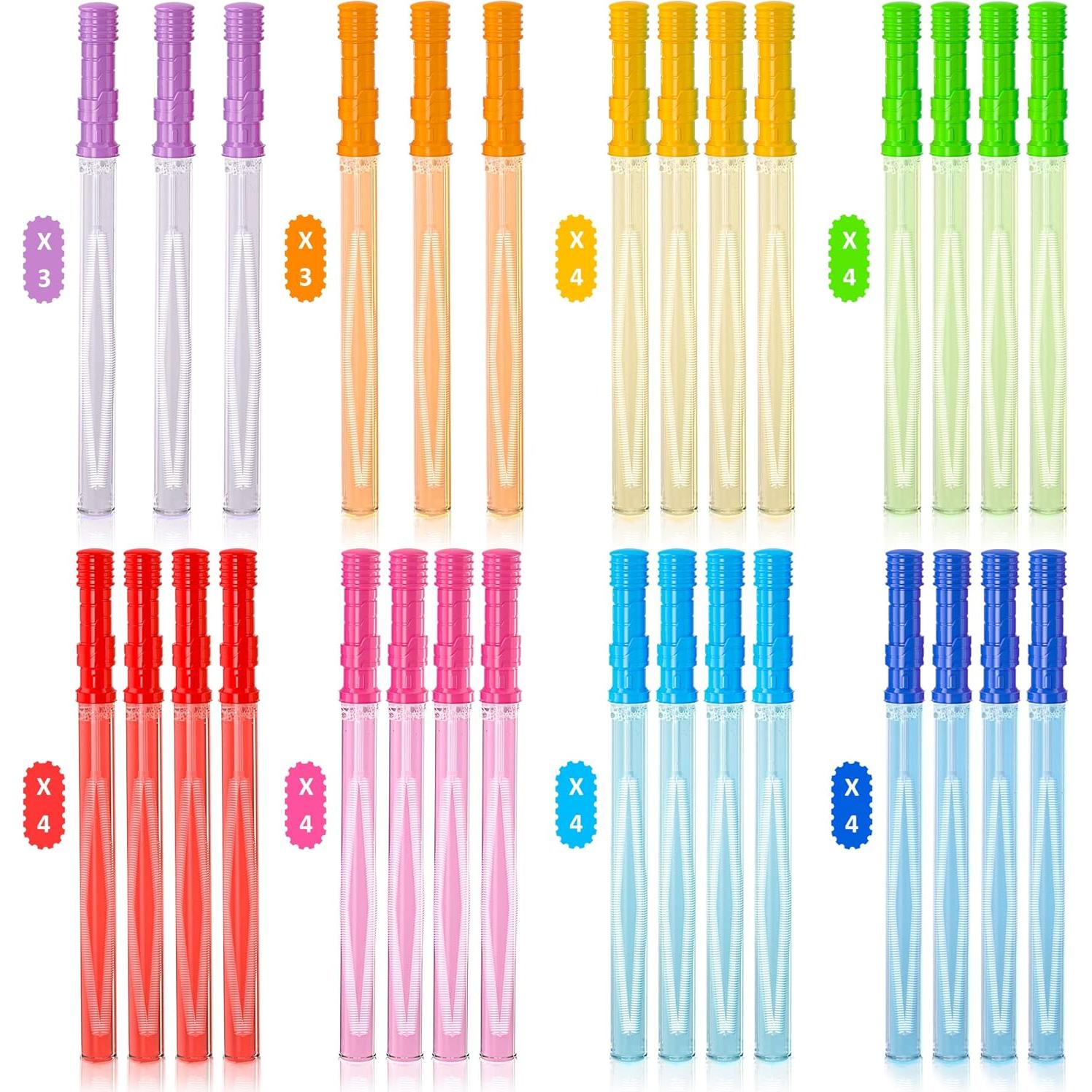 Paquete de 30 Varitas de Burbujas Inscraft 35.56 cm 8 Colores