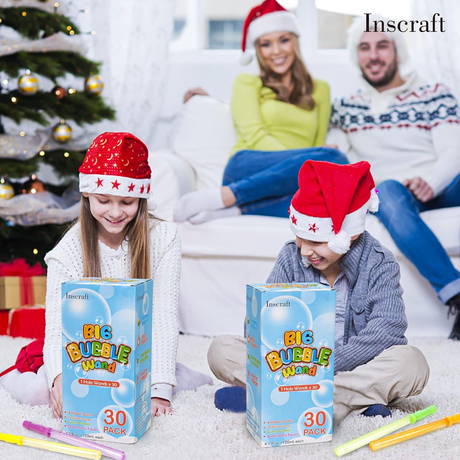 Paquete de 30 Varitas de Burbujas Inscraft 35.56 cm 8 Colores