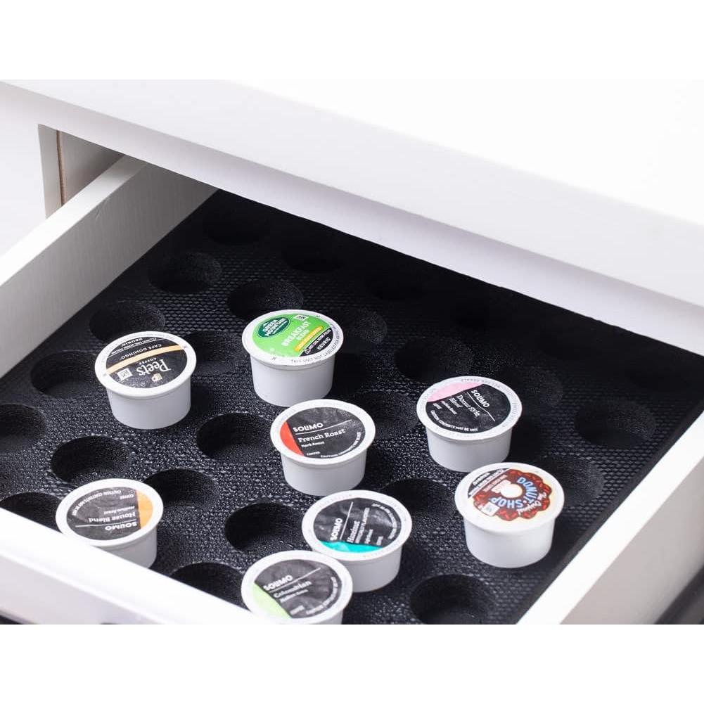 Soporte Organizador para 60 Cápsulas de Café Wobivcs Negro